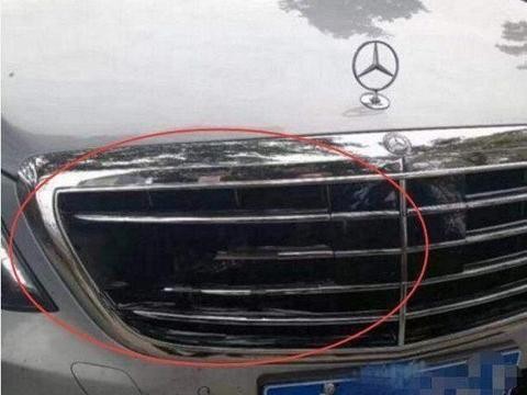 砰的一声，车头多出一个洞和一只翅膀，车主下车一看哭笑不得