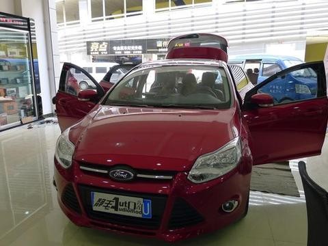 福特福克斯 改装汽车音响 惠威NT600套件专用车机导航 昆明静丰