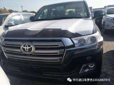 丰田陆地巡洋舰还是黑色好看2017款兰德酷路泽4600exr配置介绍