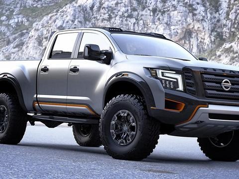 美剧里的特供大皮卡，V8柴油让你忘掉猛禽，四排气孔帅到不敢看