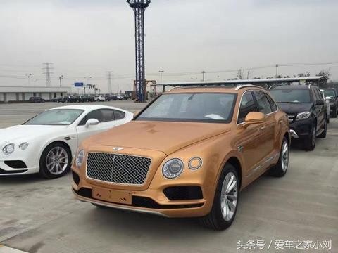 走在时代的前沿平行进口宾利添越现车行情！