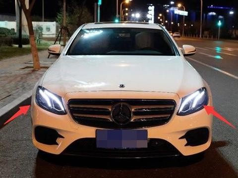 50万入手奔驰E300L, 内饰很满意, 车标很不满意！