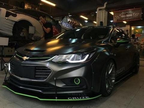 14万的科鲁兹，改成这样不容易，上马路不行适合上赛道