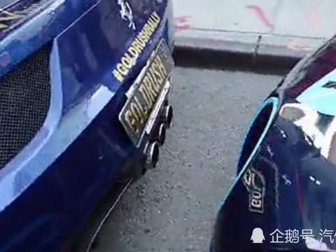 女司机开“法拉利458”回头一看车后面，她连忙从车里跑出来