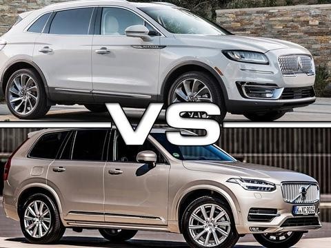 2018款林肯Nautilus VS 沃尔沃XC90动态鉴赏
