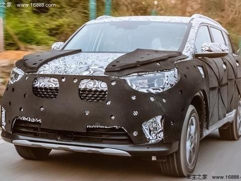 长安欧尚全新七座SUV路试谍照曝光 采用新车标