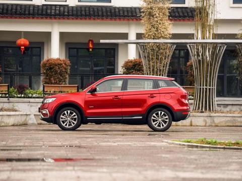 吉利博越Coupe再次路试照!