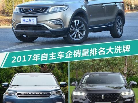 大洗牌！10大自主品牌最新排名 三家破100万辆