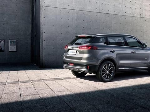 2018款博越外观更动感新增钛晶灰