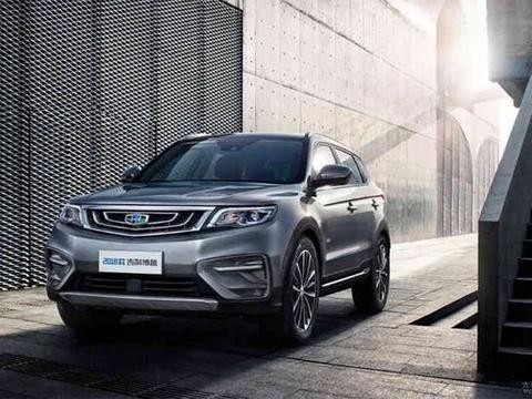 2018款吉利博越官图: 新增钛晶灰配色可选！