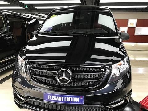 埃尔法劲敌，奔驰新威霆7座MPV，2018款全新内饰来袭！！