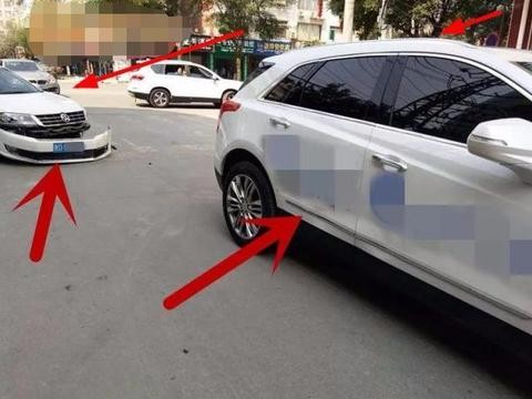 大众朗逸追尾凯迪拉克, 结果路人竖起大拇指: 不愧是神车