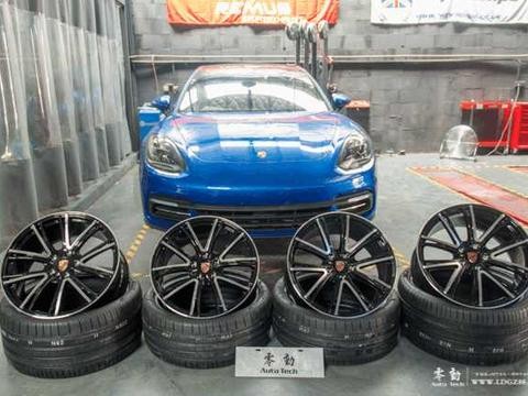 保时捷Panamera升级21寸锻造轮毂、隐形车衣！