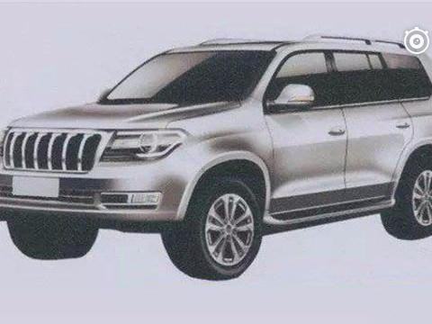 酷似陆地巡洋舰  恒天全尺寸SUV曝光