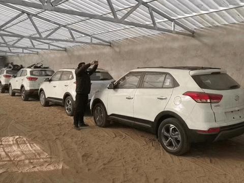 偶遇一批现代ix35运损车