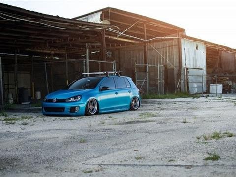 高尔夫6代GTI改装空气减震悬挂