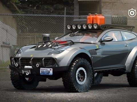 这才是真正的法拉利SUV  法拉利SUV全地形效果图