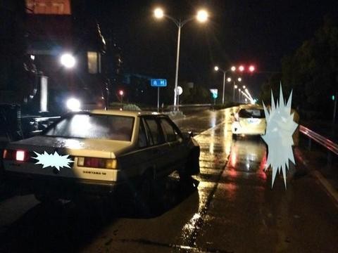 大众普桑追尾本田飞度, 车主却笑了: 我可能买了一部德国产的飞度