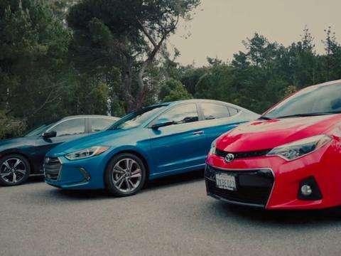 3款海外城市轿车谁能摘冠——本田思域、丰田卡罗拉、现代伊兰特