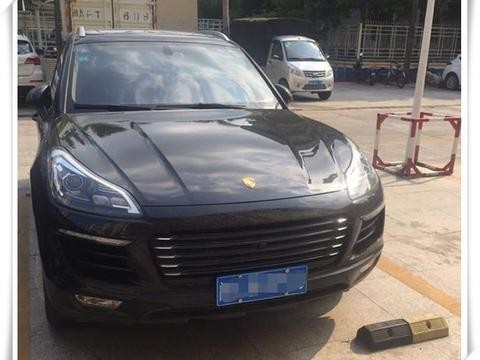 众泰SR9换全套保时捷车标, 结果停车偶遇macan, 车主: 太尴尬了