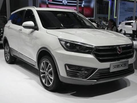 汉腾新款X5上市，1.3平米超大天窗，1.5T起步6万不弱帝豪GS！