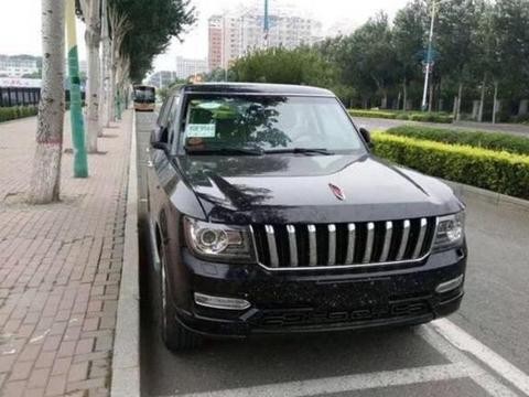 红旗终于觉醒了, 首台红旗LS5现身街头, 车身硬朗远胜路虎!