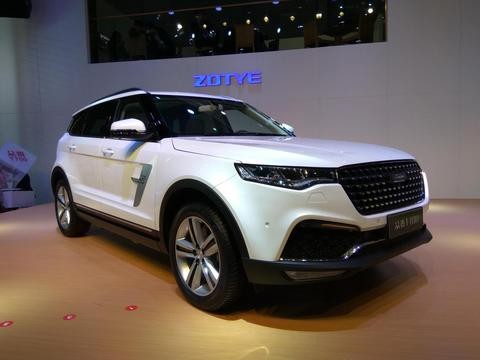 众泰T700报价及图片 国产SUV众泰七座版上市5万