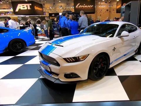 实拍谢尔比改装福特野马50周年限量版