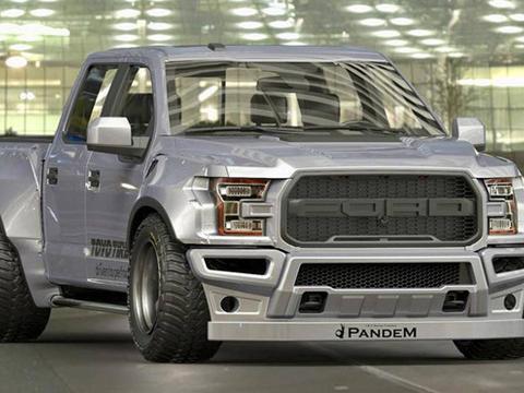 奇怪的选择 福特F-150猛禽加装宽体套件
