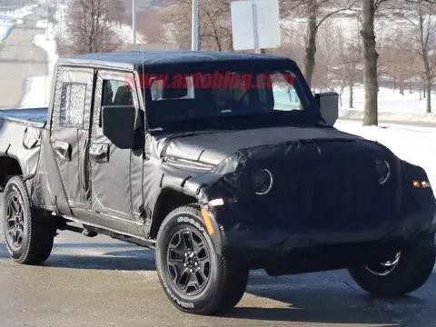 Jeep牧马人皮卡版即将来袭，不用担心贴反光条！