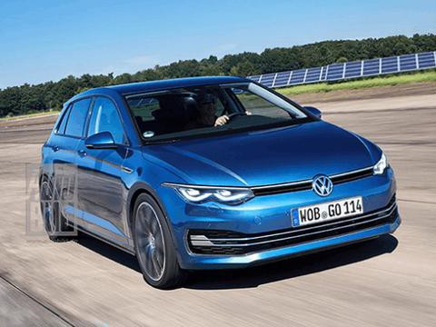 首台八代高尔夫路试, 车尾神似途昂, 内饰比奥迪A3更美