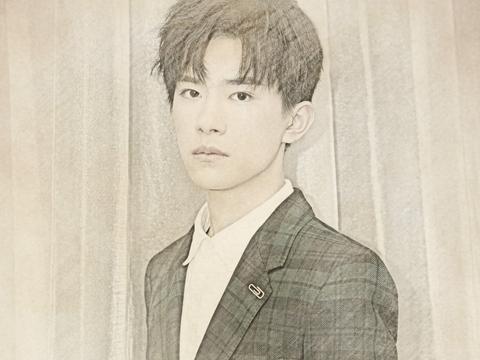 易烊千玺素描图片图片展示