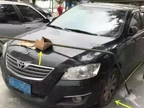 车轮被拆、车身焊死！春节乱停车惨遭业主报复