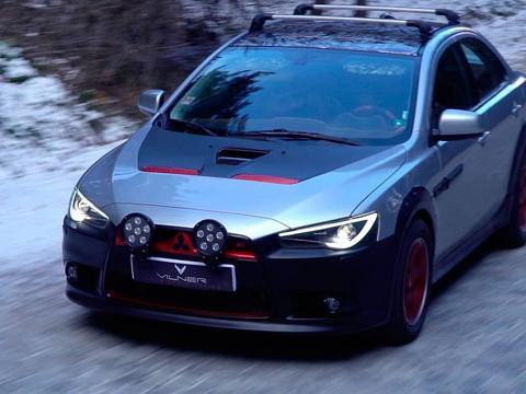 三菱Lancer改装成Allroad版，大玩浮夸的日本武士风格