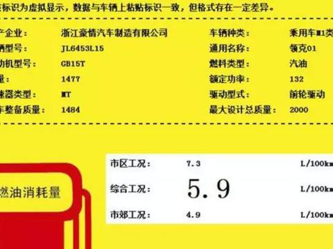 三缸发动机配手动挡，最便宜的领克01来了