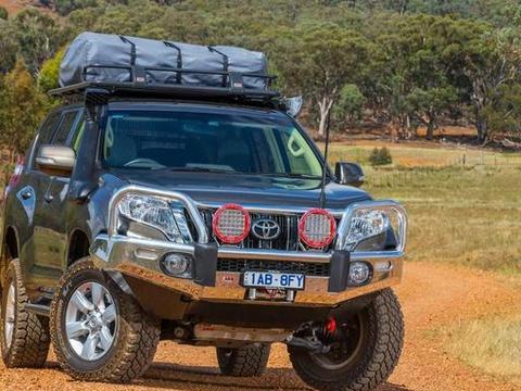 国内第一辆安装新款ARB撒哈拉前杠的丰田普拉多