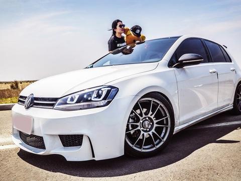 改装不是男生的专属！看看美女车主改装的高尔夫7