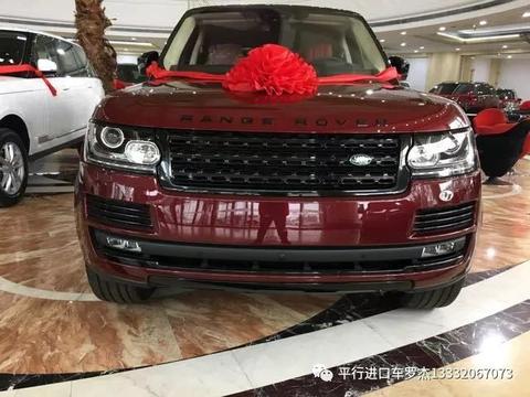 一天一车报价平行进口车销量第四的17款路虎揽胜汽油最新报价行情