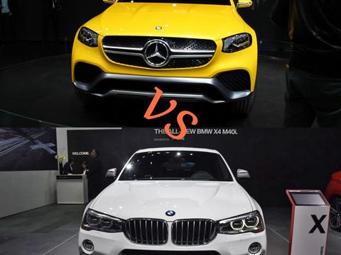 宝马X4 VS 奔弛GLC Coupe谁更胜一筹