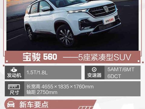 宝骏530今日上市 提供1.5T和1.8L可选