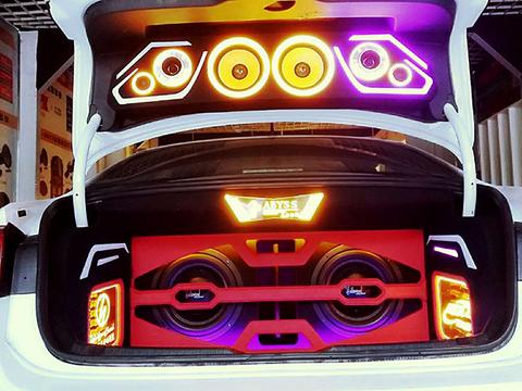 大众凌渡外场倒模赏析——台州慧声汽车音响