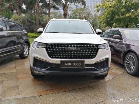 全国首台众泰T800到店，7座第三排空间巨大，2.0T缸内直喷发动机