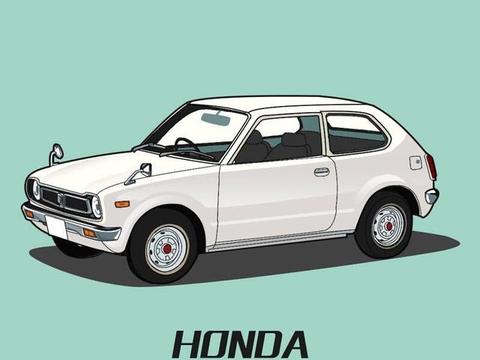 本田思域1-9代漫图，有未来的历史叫传承！