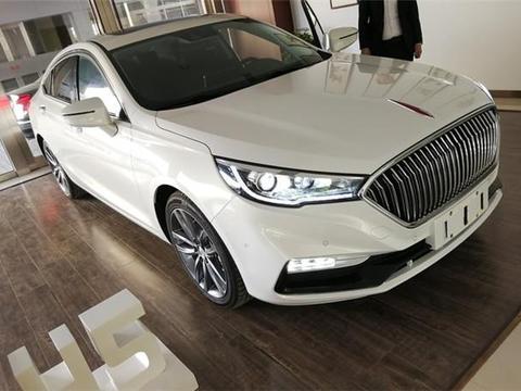 它能代表国产车？红旗H5到店实拍，前脸大气饱满或16万起售！