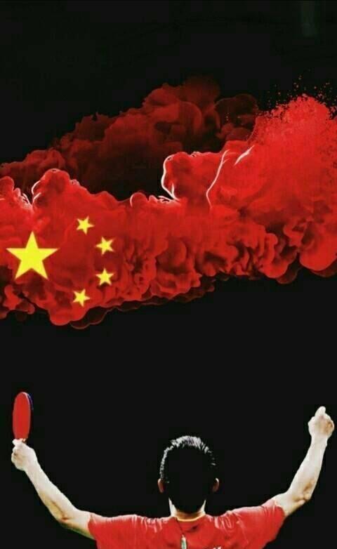 你是让国旗升起的张继科. 一如既往,追梦赤子心.