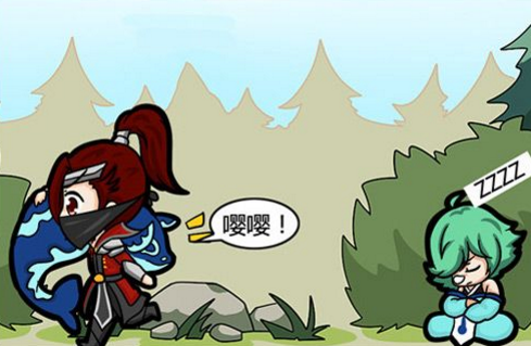 王者荣耀：韩信趁庄周睡觉偷走了鲲，却被元芳发现了，结果……