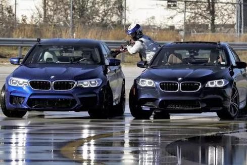 真男人的最爱,宝马M5连续八小时不停歇,边跑边加油