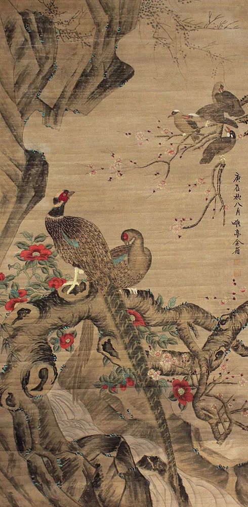 清代画家余省国画花鸟作品|画家|花鸟|周鲲_新浪新闻