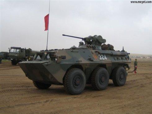中国92式轮式步兵战车 步兵从此有"风火轮"