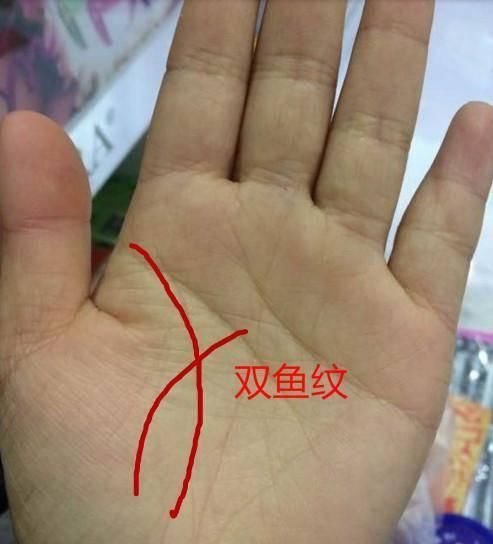 这是一种比较罕见的手相纹路.